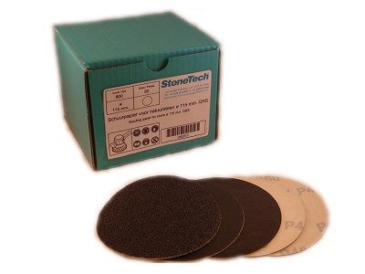 leeuwerik magnifiek zoeken Schuurpapier d.115 mm QRS K80 - Schuurpapier - StoneTech - Steenhouwers